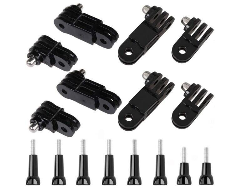 GoPro AG503 Мултинаправляващ регулируем рамен държач; Kakco; Съвместим с всички GoPro серии; Материал: PC + желязо; 3 дълги и 1 къс винт