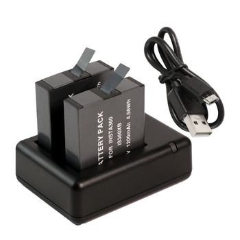 Зарядно за батерия Insta360 One X – PC материал, съвместимо с камера Insta360 One X, опаковка картонена кутия