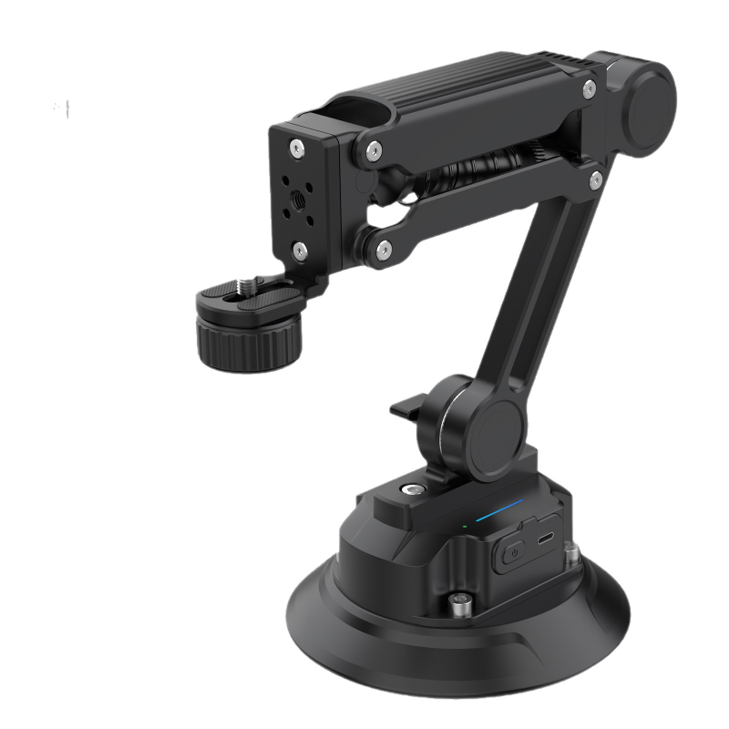 YUNKU K06c Braț amortizor cu ventuză electric pentru Pocket 2/3, GoPro și camere de acțiune – aliaj de aluminiu