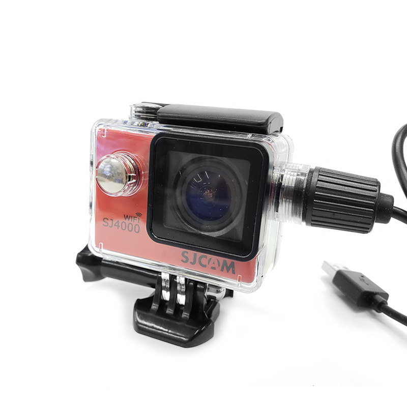 SJ4000/SJ7000 vodotesný nabíjací obal pre akčné kamery – obsahuje nabíjací obal, vodotesný konektor a nabíjací kábel