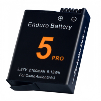 Екшън камера батерия за DJI Action 5 Pro, съвместима с 5 Pro/4/3/Osmo360, ABS материал, опаковка: кутия + батерия.