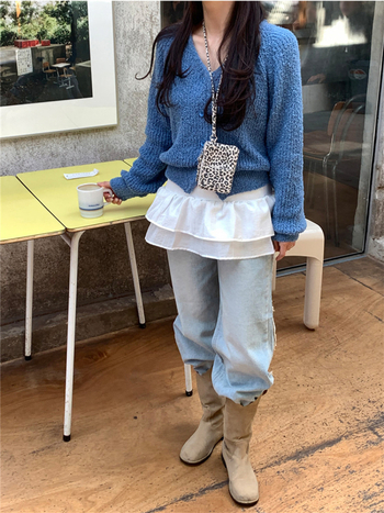 Mini peňaženka na zaväzovanie na krk, leopardný vzor, plyšový materiál, dámsky street štýl, púzdro na rúž a mince, jar 2025