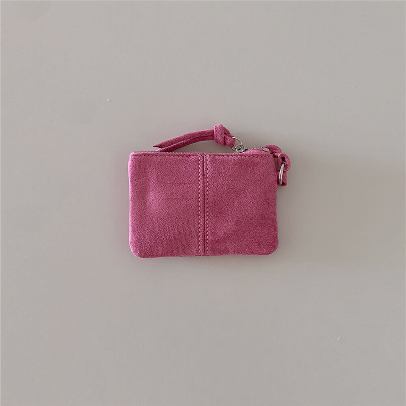 Mini peňaženka na zaväzovanie na krk, leopardný vzor, plyšový materiál, dámsky street štýl, púzdro na rúž a mince, jar 2025