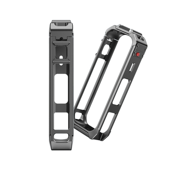 Insta360 X5 Cage — Ramă de protecție din aliaj de aluminiu pentru cameră de acțiune panoramică (Model XY-X5 Cage)