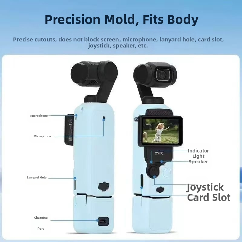 Silikónový ochranný kryt pre DJI Pocket 3 – kompatibilný s Pocket3, materiál silikón, ochrana gimbalu