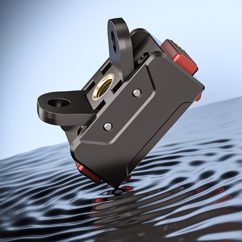 KC serija magnetska baza za Insta360 Ace/AcePro s adapterom 1/4; Materijal: tehnički plast + visoko čvrsta aluminijska legura + silikon