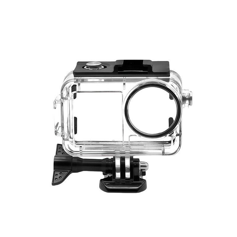 Водоустойчива защитна обвивка за DJI Action 3/4/5 Pro – прозрачен поликарбонат, устойчив на корозия, съвместима с Action 3/4/5 Pro