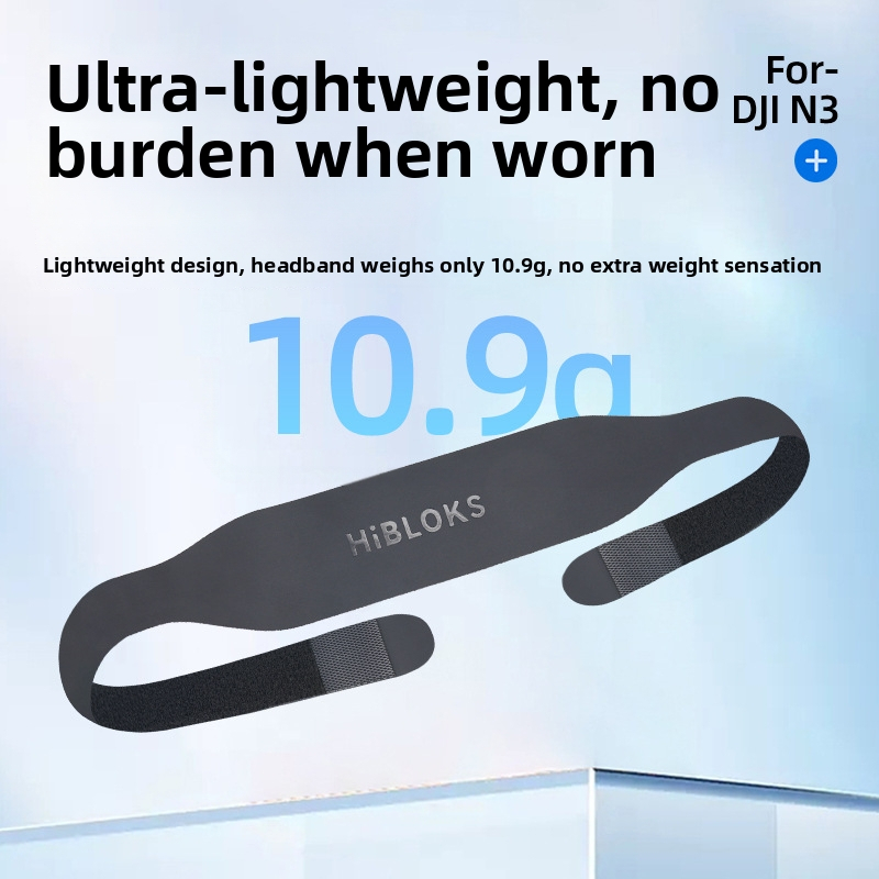 Ochranný pás na hlavu pre DJI Avata okuliare, EVA pena/nylon, model 1474700, s potlačeným logom