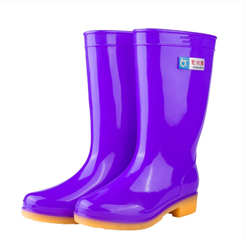 Moterų lietaus batai Hongxinglong, plastinės viršutinės dalies, žemas vamzdelis