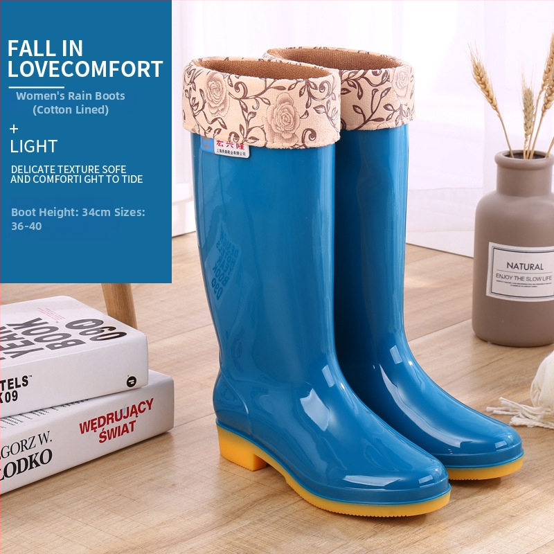 Moterų lietaus batai Hongxinglong, plastinės viršutinės dalies, žemas vamzdelis