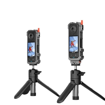 Защитна клетка за Insta360 X4 — алуминиева сплав, магнитна, модел AC46