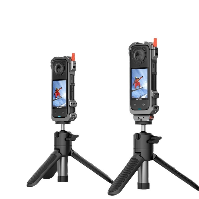 Защитна клетка за Insta360 X4 — алуминиева сплав, магнитна, модел AC46