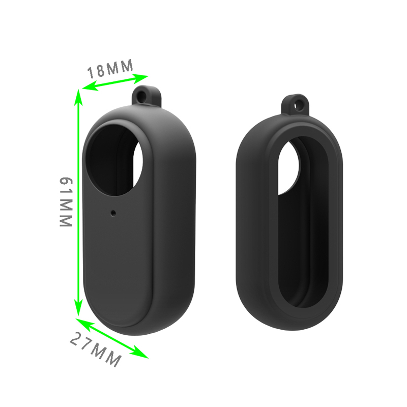 TELESIN Go 2 силиконов предпазен калъф за Insta360 GO2; Материал: силикон; Модел: Go 2 silicone sleeve; Съвместимост: Insta360 GO2; Печатано лого: Да; Лицензирана частна марка: Да