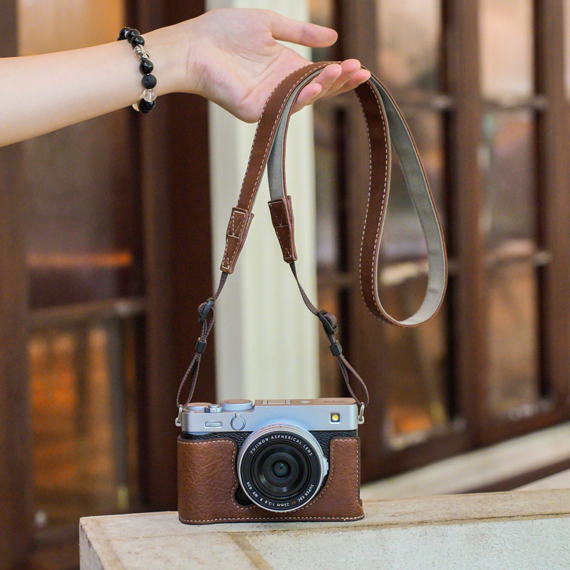 Husa de protecție pentru Fuji X-E5, piele PU, stil geantă, unisex, primăvara 2025
