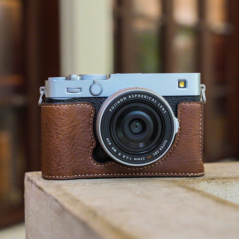 Husa de protecție pentru Fuji X-E5, piele PU, stil geantă, unisex, primăvara 2025