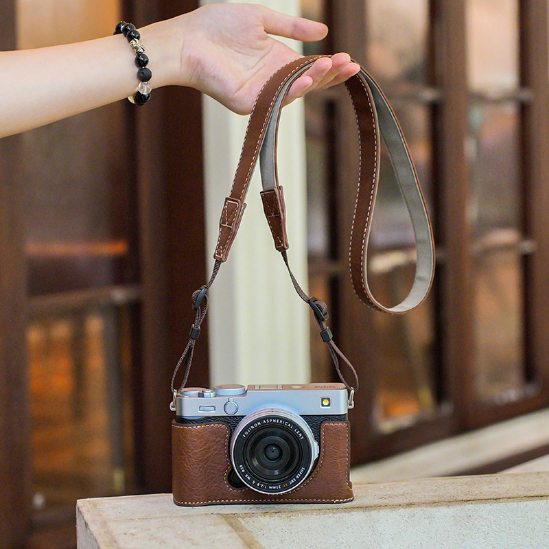 Husa de protecție pentru Fuji X-E5, piele PU, stil geantă, unisex, primăvara 2025