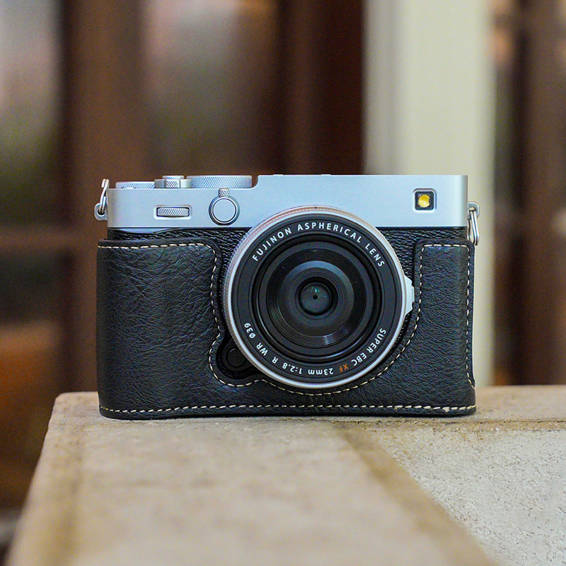 Husa de protecție pentru Fuji X-E5, piele PU, stil geantă, unisex, primăvara 2025