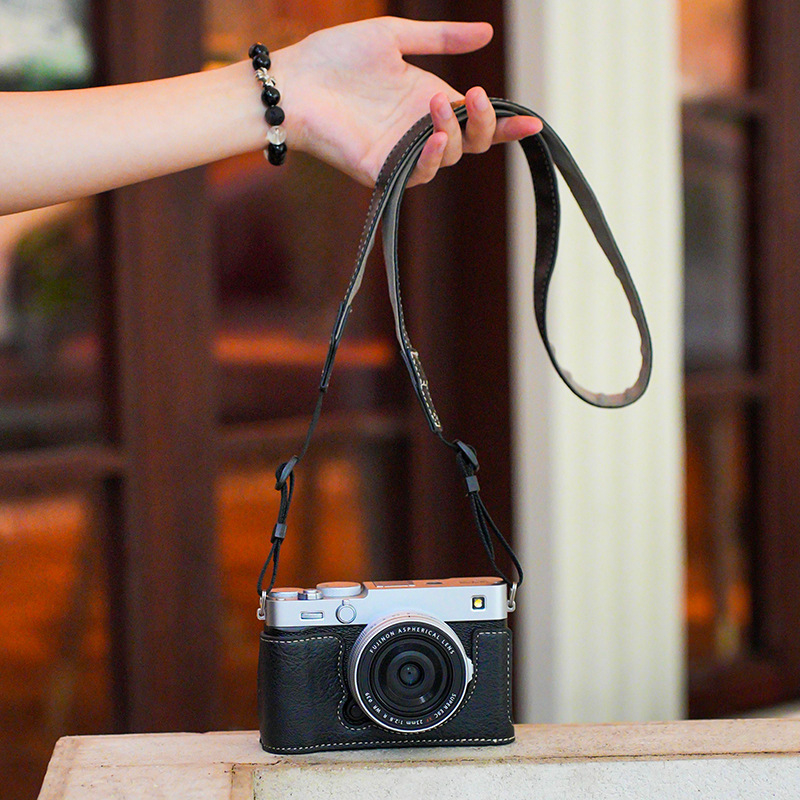 Husa de protecție pentru Fuji X-E5, piele PU, stil geantă, unisex, primăvara 2025