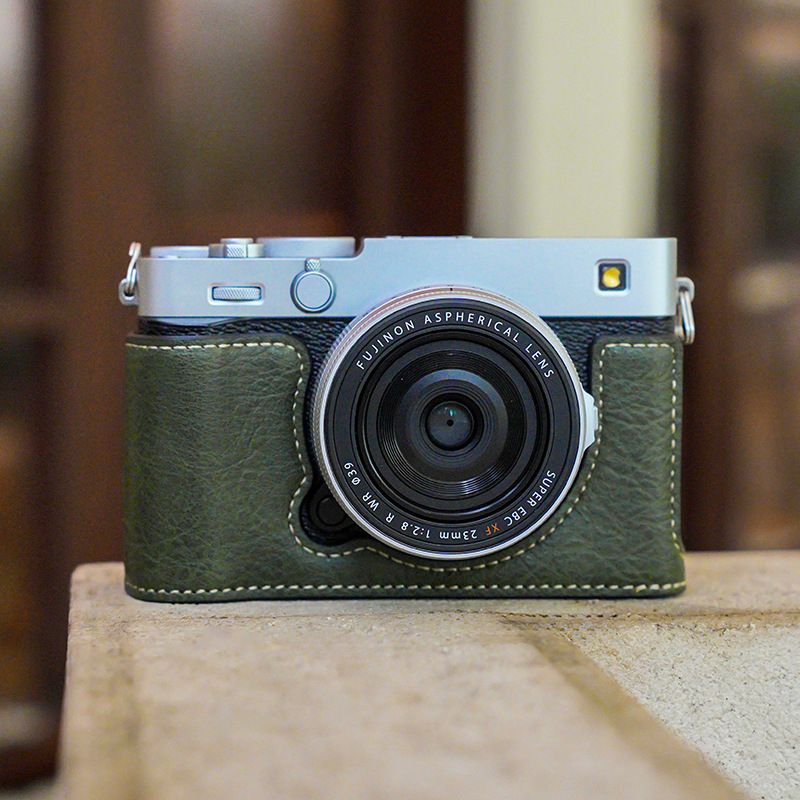 Husa de protecție pentru Fuji X-E5, piele PU, stil geantă, unisex, primăvara 2025
