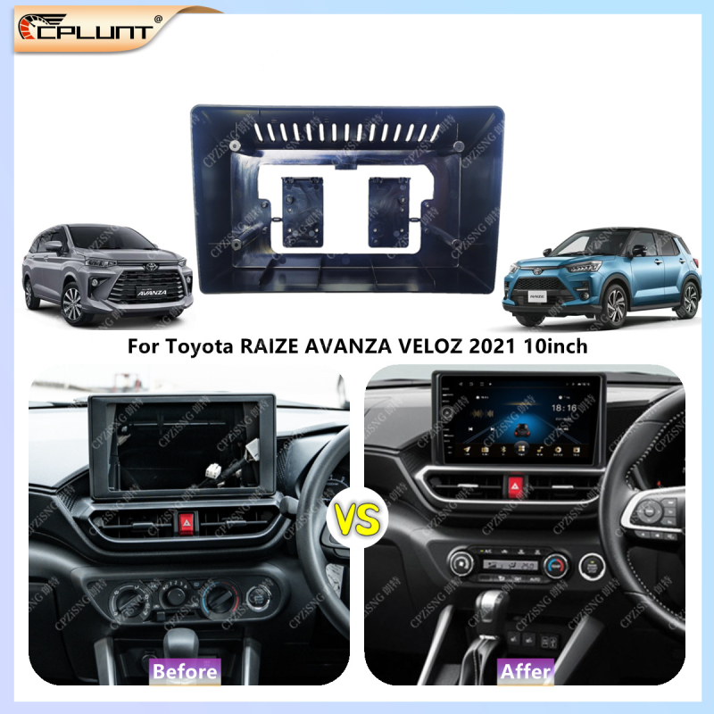 Okvir Android navigacije za središnju konzolu Toyota RAIZE/VELOZ/AVANZA (Materijal: ABS+PC; Težina: 200 g; Licencirana privatna marka: Da)