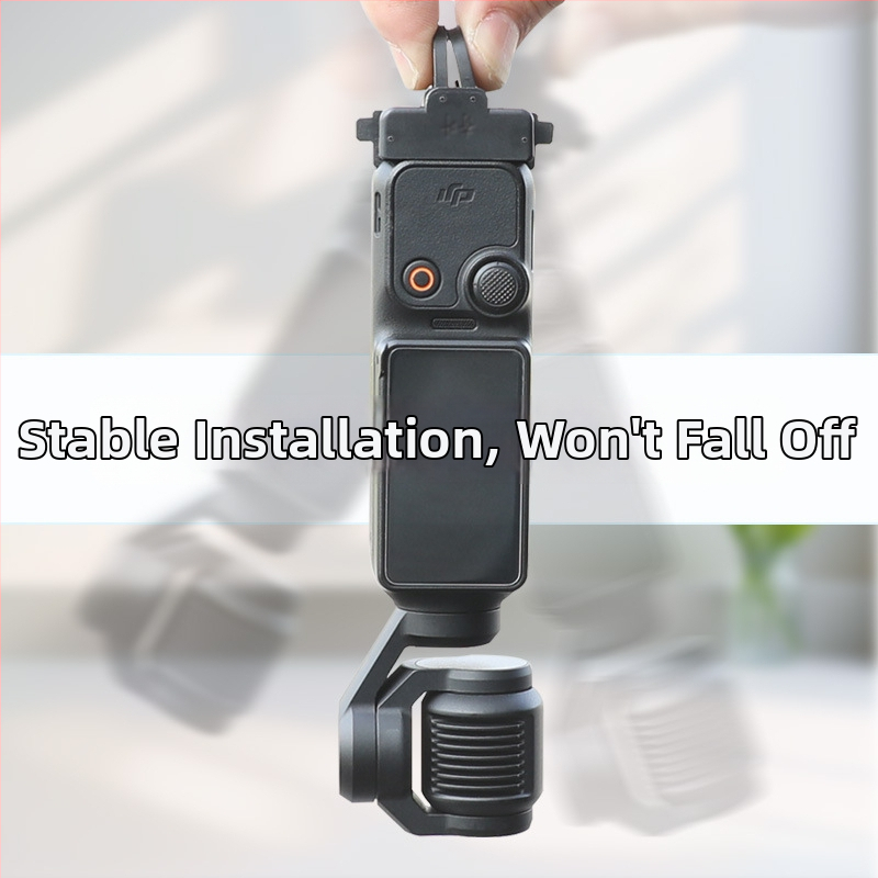 Sada rýchlouzamykacieho držiaka na stolný statív pre Osmo Pocket 3; model OP3-AD824; materiál: plast a zliatina hliníka; kompatibilný Osmo Pocket 3