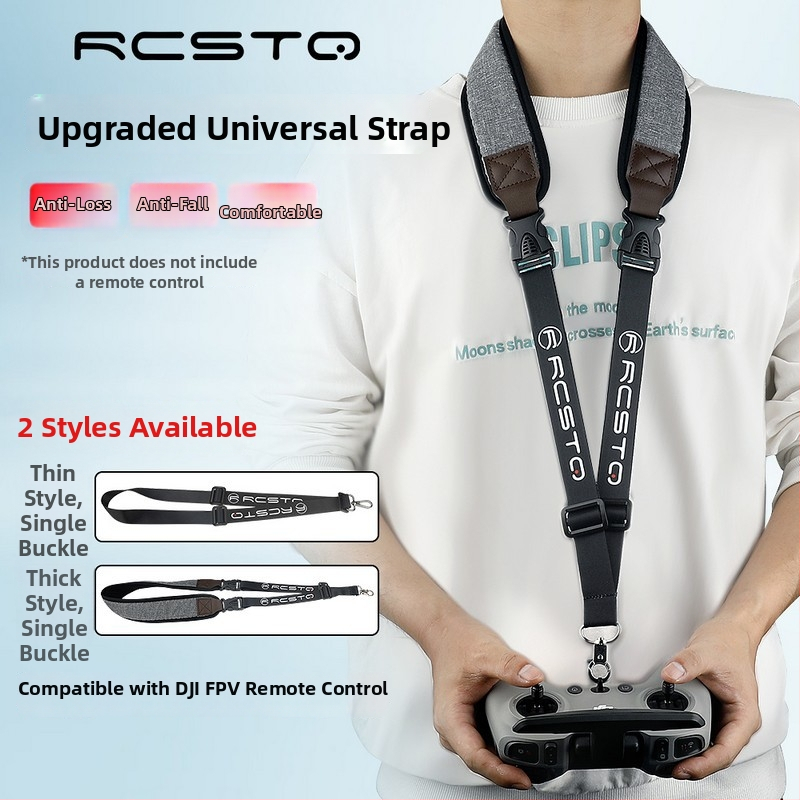 RCSTQ Lanyard na diaľkové ovládanie pre DJI NEO Mini4Pro Avata2, model 1308100, materiál PA/nylon, s logom, s jednou sponou