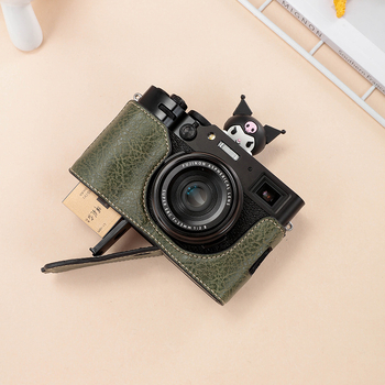 Τσάντα ώμου για μηχανές χωρίς καθρέφτη – PU εξωτερικό, κυρτή ζώνη ώμου, επένδυση από συνθετικό δέρμα