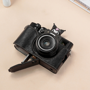 Τσάντα ώμου για μηχανές χωρίς καθρέφτη – PU εξωτερικό, κυρτή ζώνη ώμου, επένδυση από συνθετικό δέρμα