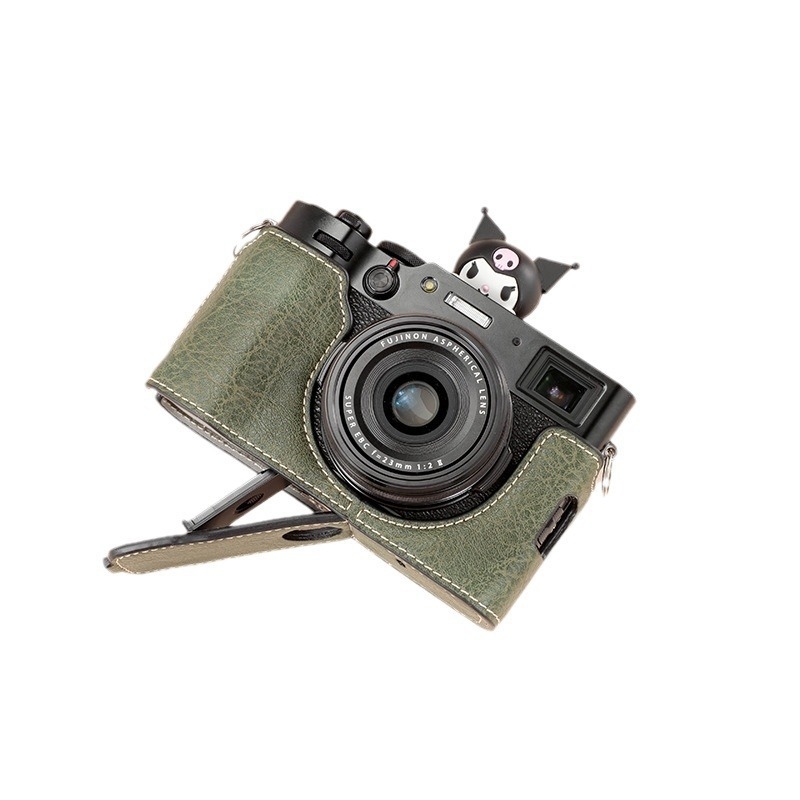 Τσάντα ώμου για μηχανές χωρίς καθρέφτη – PU εξωτερικό, κυρτή ζώνη ώμου, επένδυση από συνθετικό δέρμα