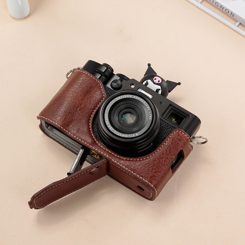 Τσάντα ώμου για μηχανές χωρίς καθρέφτη – PU εξωτερικό, κυρτή ζώνη ώμου, επένδυση από συνθετικό δέρμα