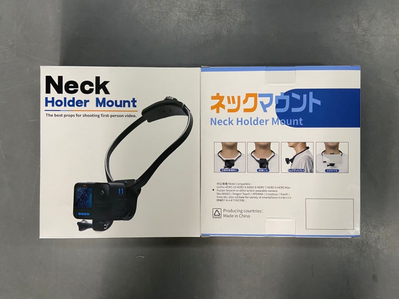 GoPro държател за врата за спортни камери и мобилни телефони | ABS материал | 2-ро поколение