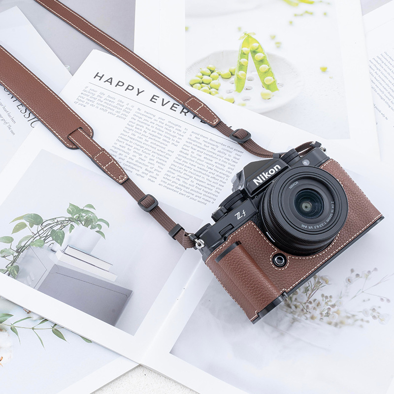 Tükör nélküli kamera crossbody táska, mikroszálas védőtok, mikroszálas bélés, otthoni tárolás, 2025 tavasz