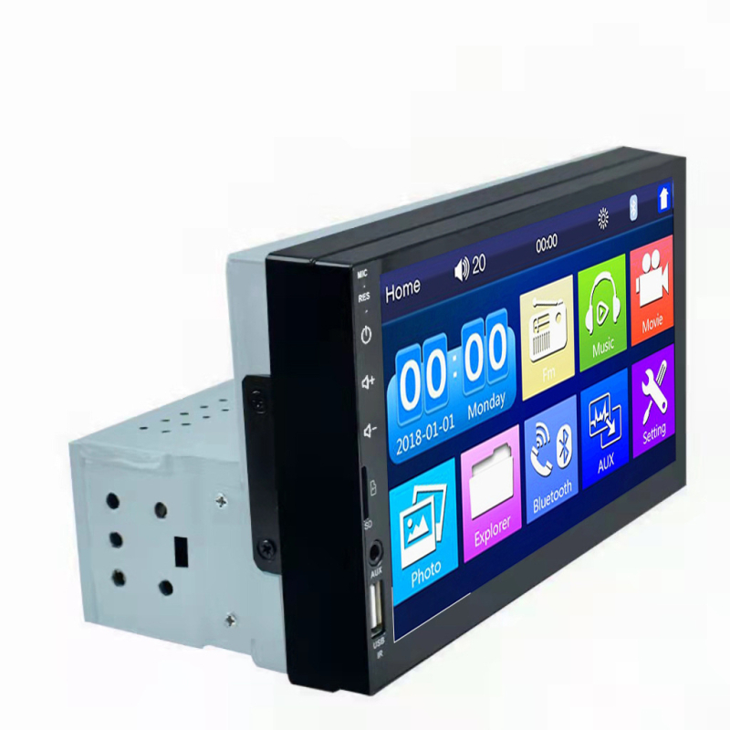 Automobilio MP5 multimedių grotuvė, universalus 1DIN/2DIN, Bluetooth, LCD ekranas, 64GB atmintis