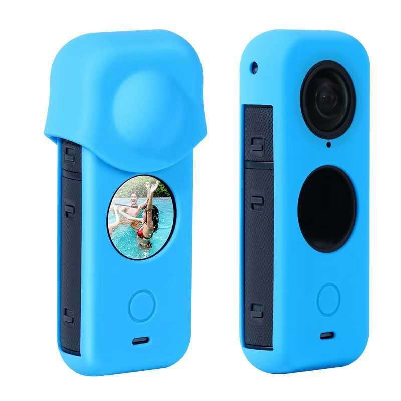 Capac de protecție din silicon pentru Insta360 One X2, model X2, material silicon, cu logo imprimat