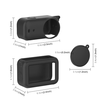Pu1060 Silikonska zaštitna maska za DJI Osmo Nano – Puluz Fat Cow; kompatibilno s DJI Osmo Nano; Materijal: silikon