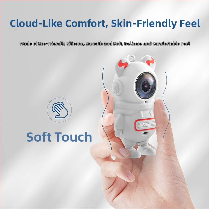 Insta360 GO3/S Silikónový ochranný obal s proti pádu krytom objektívu – Model ST-15010033+15010037. Obsahuje: Silikónový ochranný obal, šnúrka proti strate, šnúrka na zápästie