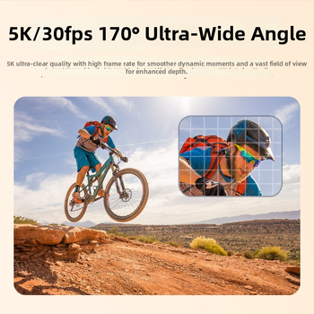 Create vision M60TR akčná kamera so stabilizáciou 4K, 2,0-palcový LCD, TF karta pre ukladanie, 90 minút výdrže batérie