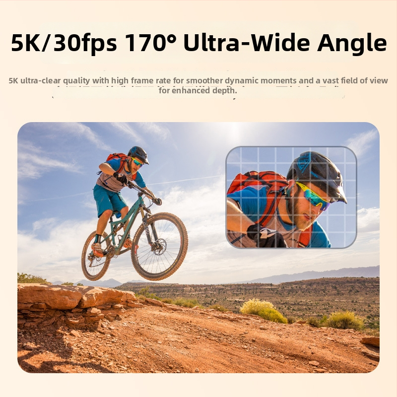 Create vision M60TR akčná kamera so stabilizáciou 4K, 2,0-palcový LCD, TF karta pre ukladanie, 90 minút výdrže batérie