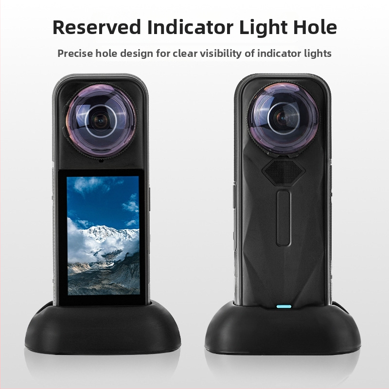 Insta360 X5 Silikoonist Laua Põhja Filmimise Klipiga ja Fikseeritud X4 Toega - Mudel X5004