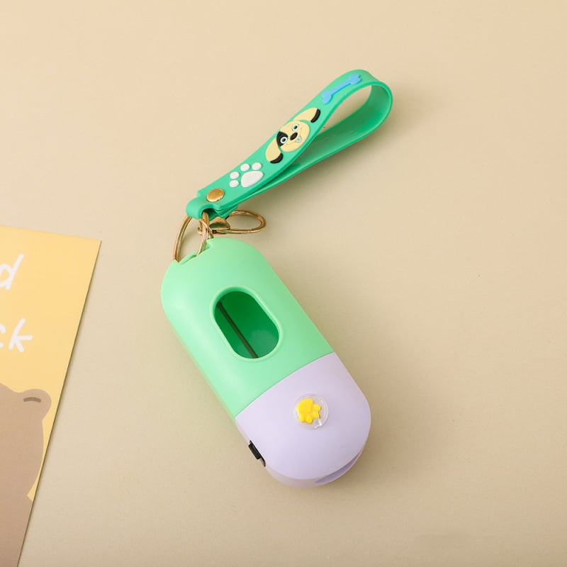 Bo Wang Cutie Portabilă pentru Pungile cu Deșeuri ale Animalelor de Companie, Material ABS, Corp Îngroșat, Design Portabil