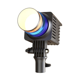 Професионална фотографска светлина, 48W COB LED, 3000–5600K, регулируема яркост
