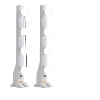 Lumină LED portabilă pentru fotografie și streaming pe birou, LED cu două rânduri, 20W, 110–265V, reglabilă intensitatea luminii