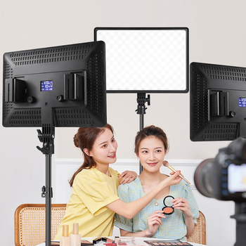 A101 LED plochý panel pre kameru – svetlo pre doplnenie, 40W, 85-245V, zvislá inštalácia, viacúrovňové stmavenie, pre živé vysielanie a fotografovanie