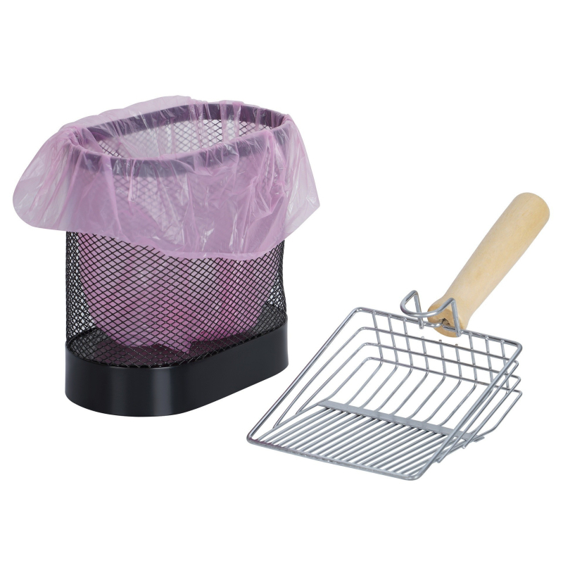 Macskaalom-kanál tárolóállvánnyal — többfunkciós (Márka: Intentional favor; Kategória: Cat litter scoop; Termék kategória: Toalett)