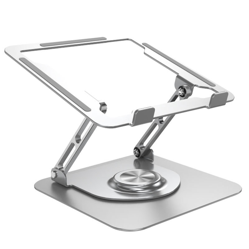 Stalak za prijenosno računalo od aluminijske legure, 360° rotirajući, sklopivi stolni držač za tablet – Model F147, 840 g