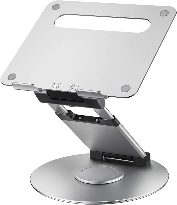 Suport pentru laptop din aliaj de aluminiu, reglabil, pliabil, ridicare pe birou, Model AS018