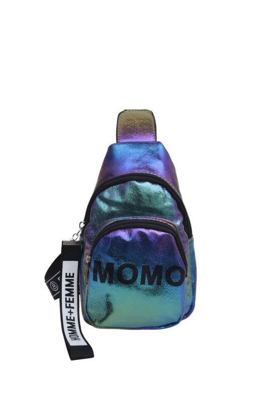 Ženska crossbody torba s momo slovnim motivom, korejskog stila, mekani PU, ljeto 2024, zatvarač, unutarnji džep za telefon, 3D vanjski dizajn