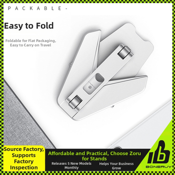 Suport pentru telefon și tabletă din aliaj de aluminiu, cu mecanism de ridicare pliabil, rotativ, 177 g, compatibil cu dispozitive Apple