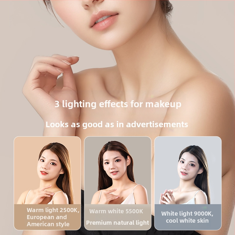 Lumină de umplere compactă pentru DSLR și smartphone, iluminare RGB, temperatură de culoare reglabilă 2500–9900K, 5W putere, alimentare 5V, manevrabilă în mână, pentru live streaming, filmare și selfie