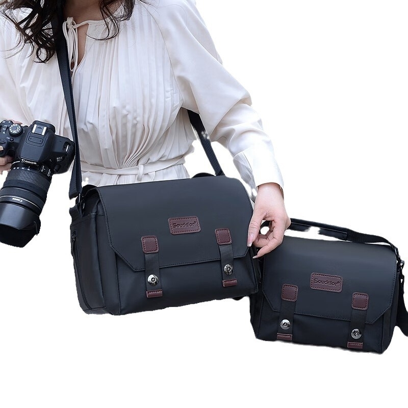 Vandeniui atspari fotoaparato krepšys Nikon/Canon, Crossbody be veidrodžio, lengvas, atsparus smūgiams